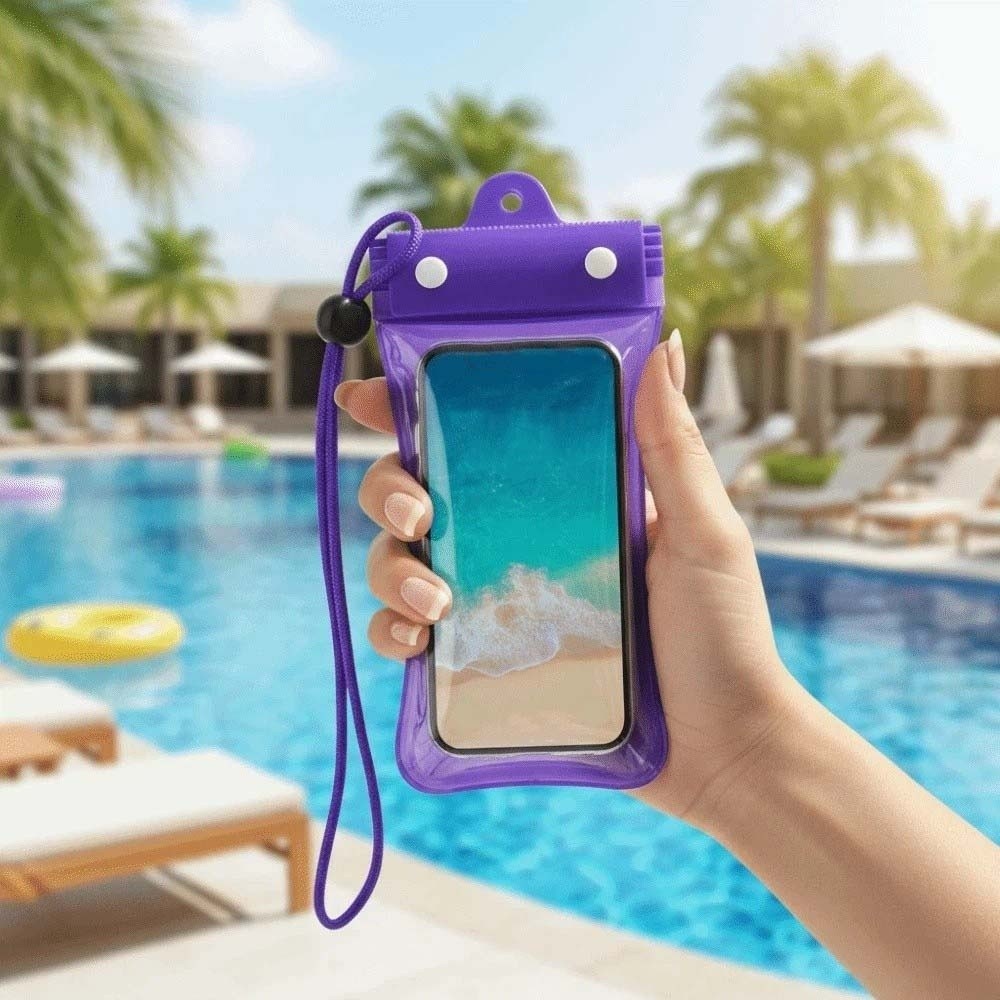 حقيبة هاتف مقاومة للماء بحزام  - مراجعة Dry Bag Waterproof وسعره